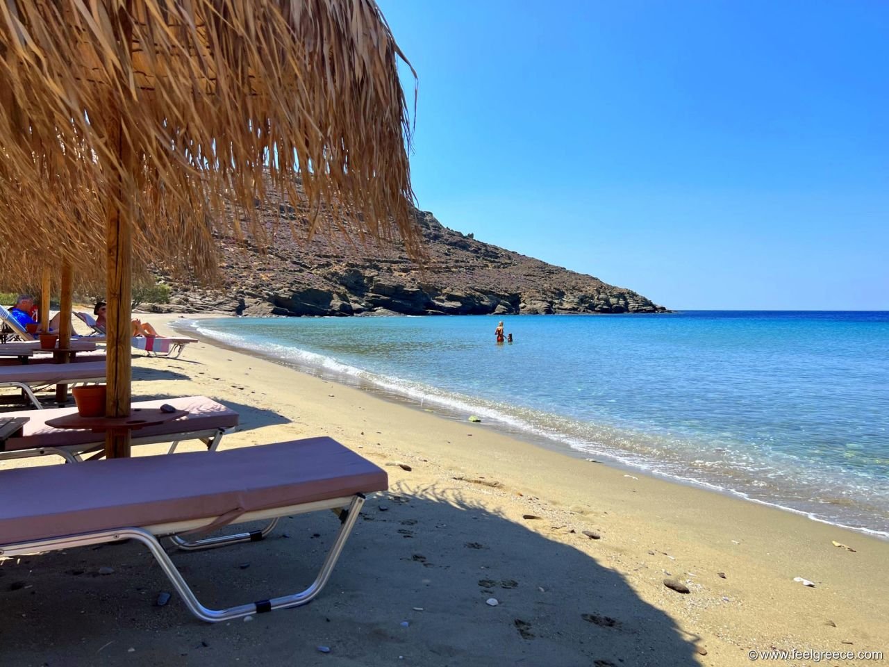 Tinos beach view