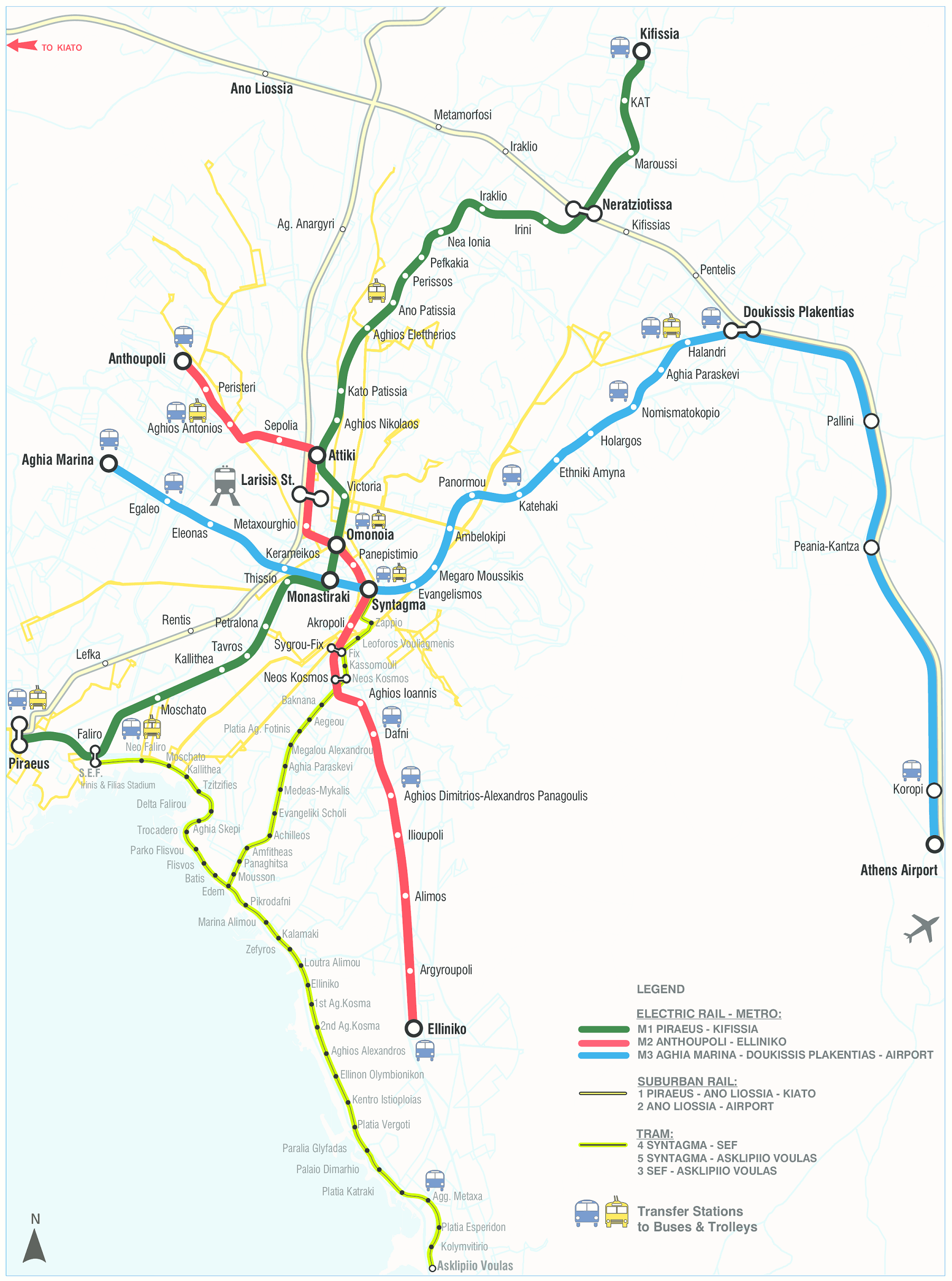 Athens Metro Map Pdf How To Arrive At Stavros Bay